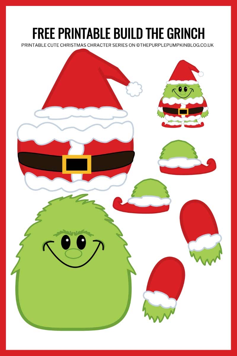 Grinch Hat Template Printable