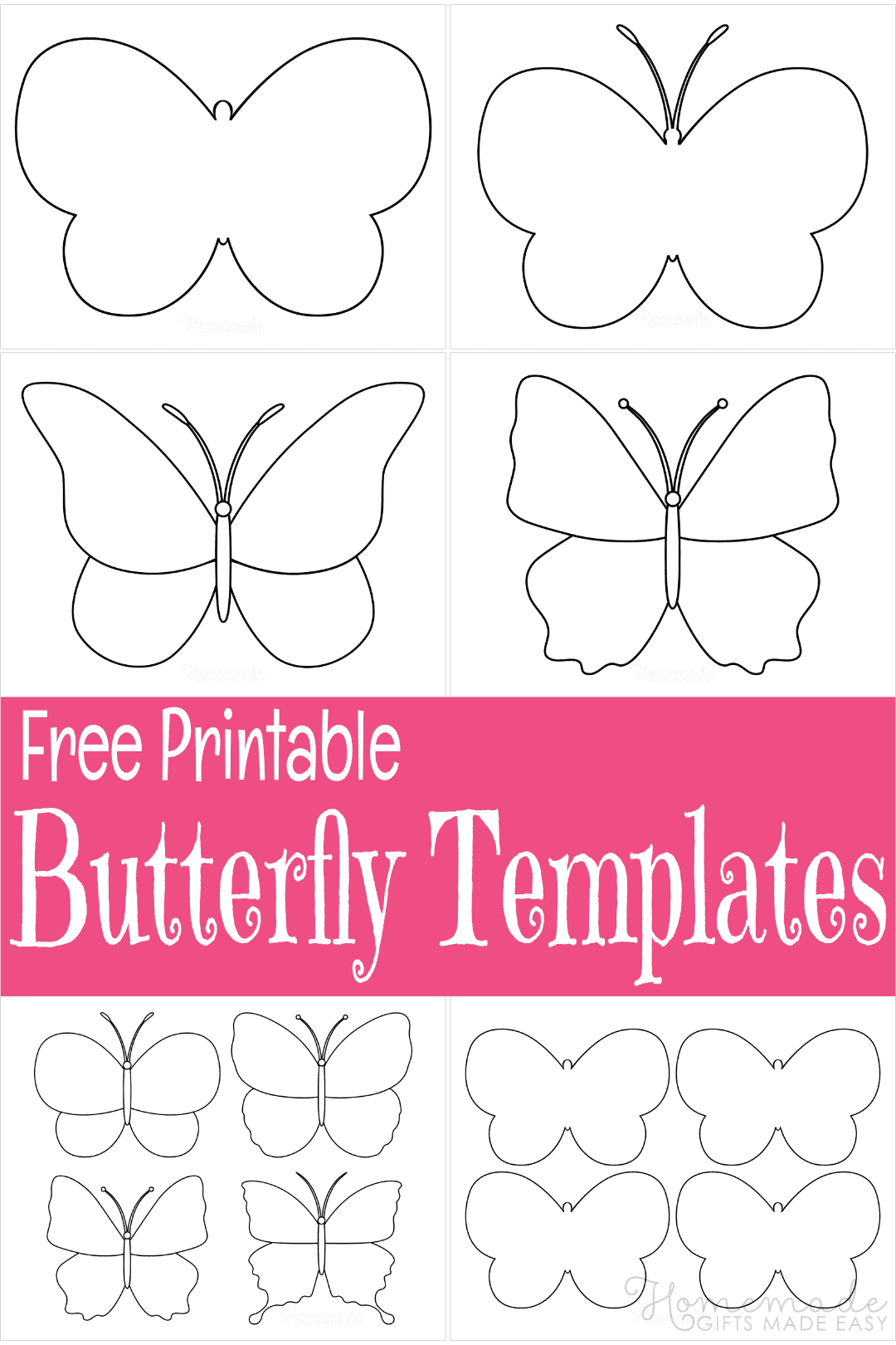 Butterfly Wings Template Printable
