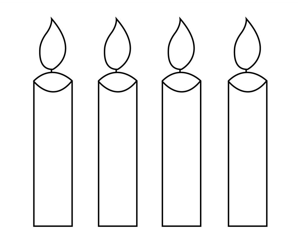 Free Printable Candle Coloring Pages Birthday Candle Template Birthday Candles Printable Candle Printable