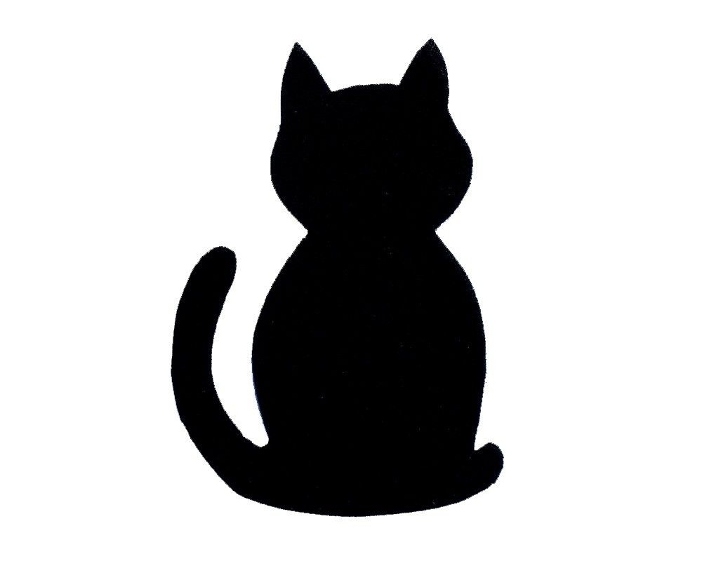 Free Printable Cat Applique Template