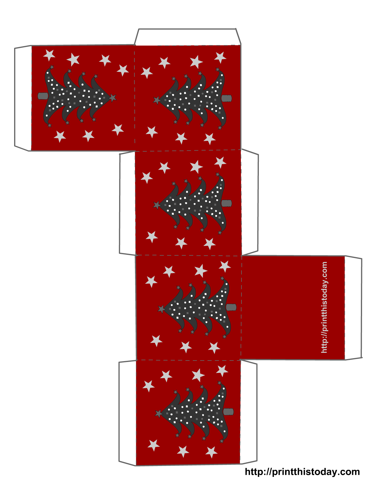 Free Printable Christmas Box Templates