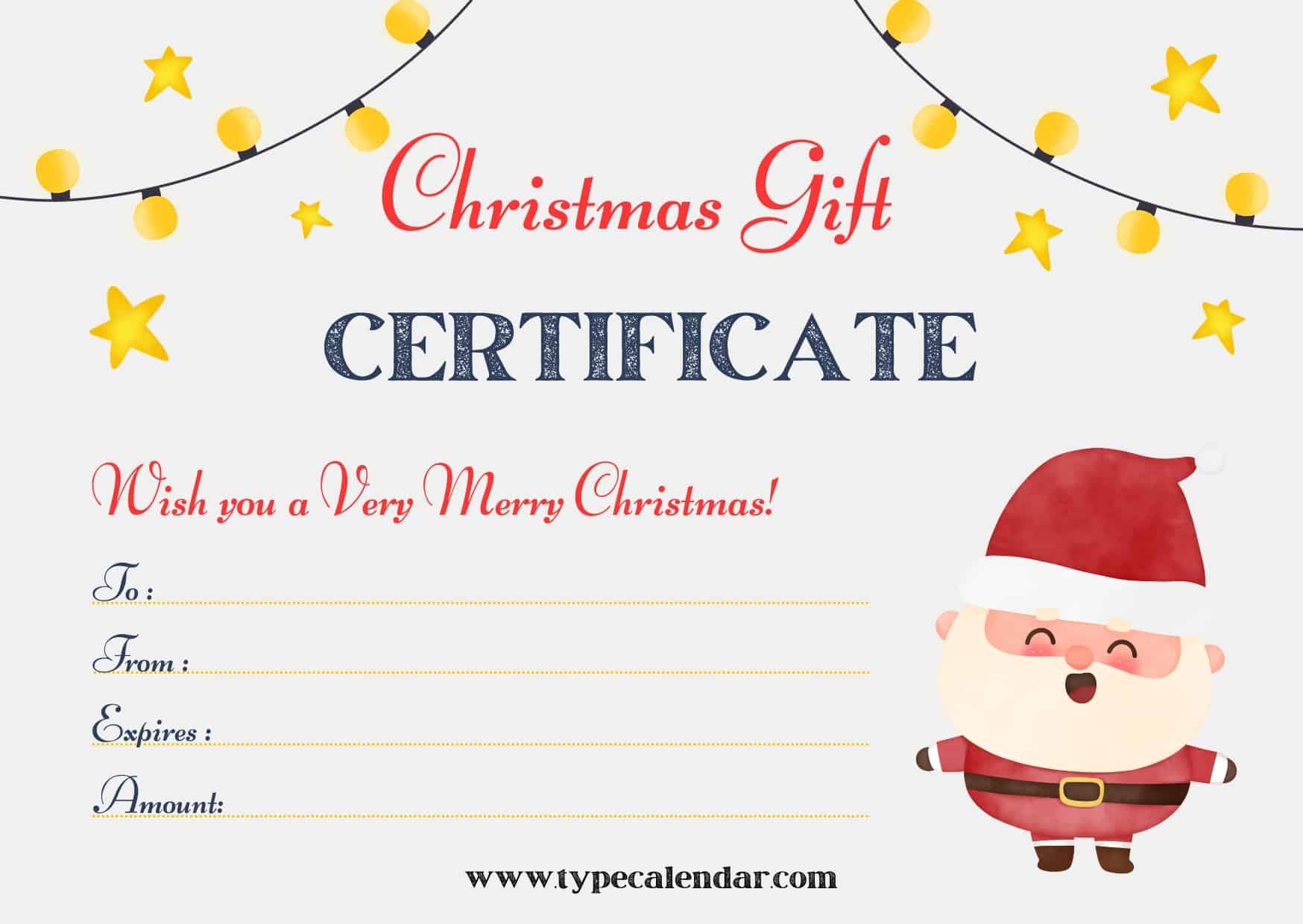 Free Printable Present Template