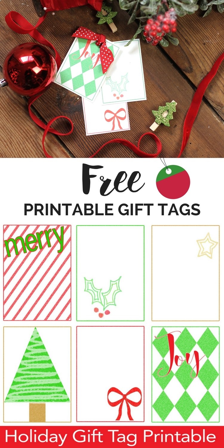 Printable Christmas Gift Tag Templates Free