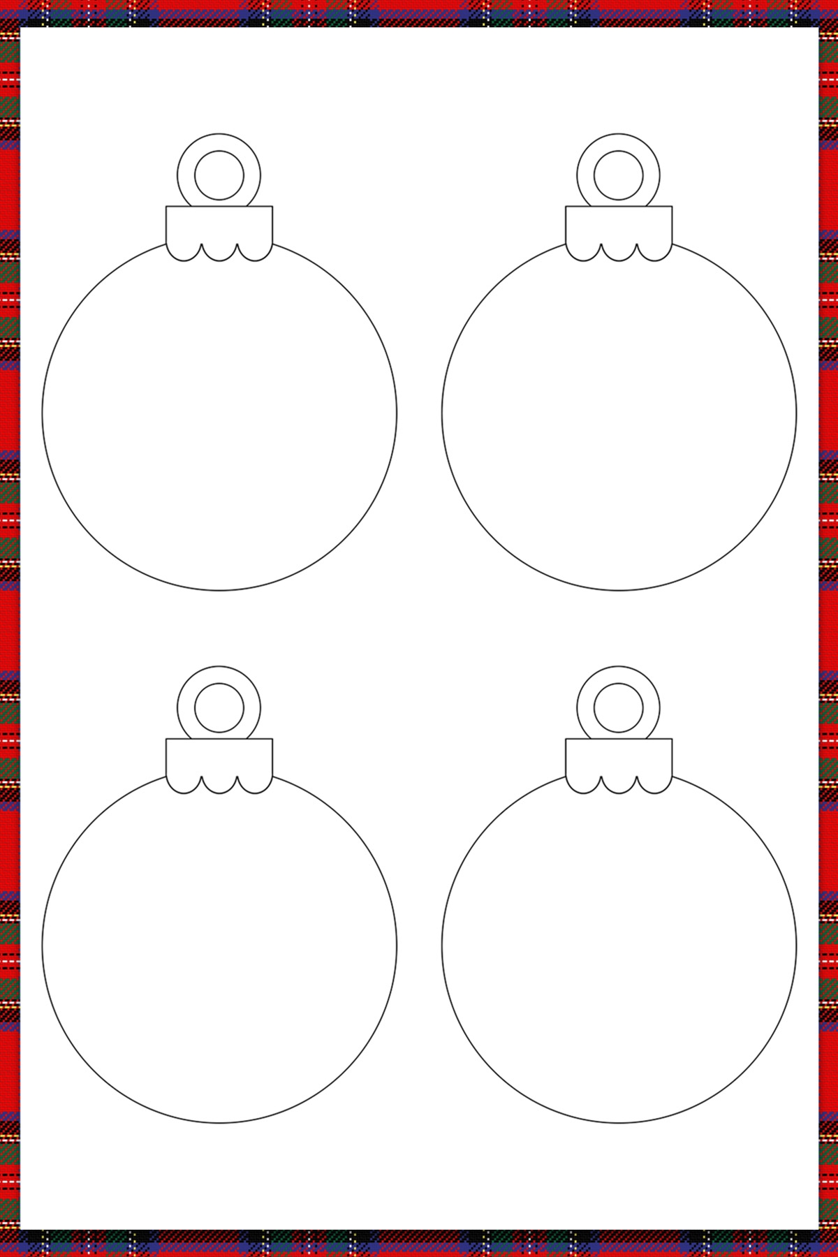 Free Printable Ornament Templates