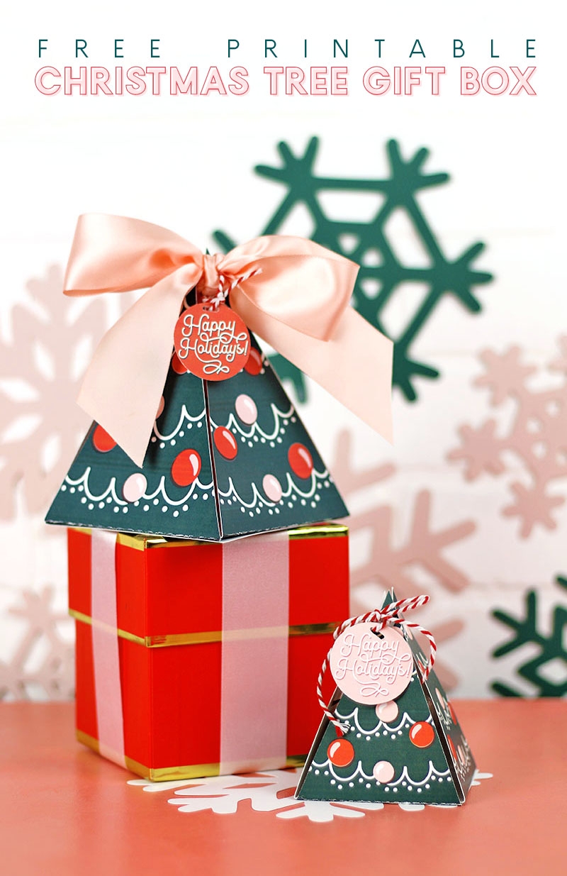 Printable Christmas Gift Box Template
