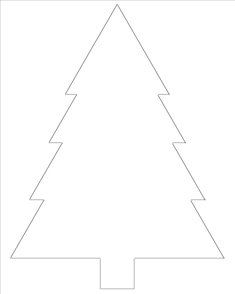 Free Printable Christmas Tree Templates Christmas Tree Template Christmas Printables Christmas Tree Outline