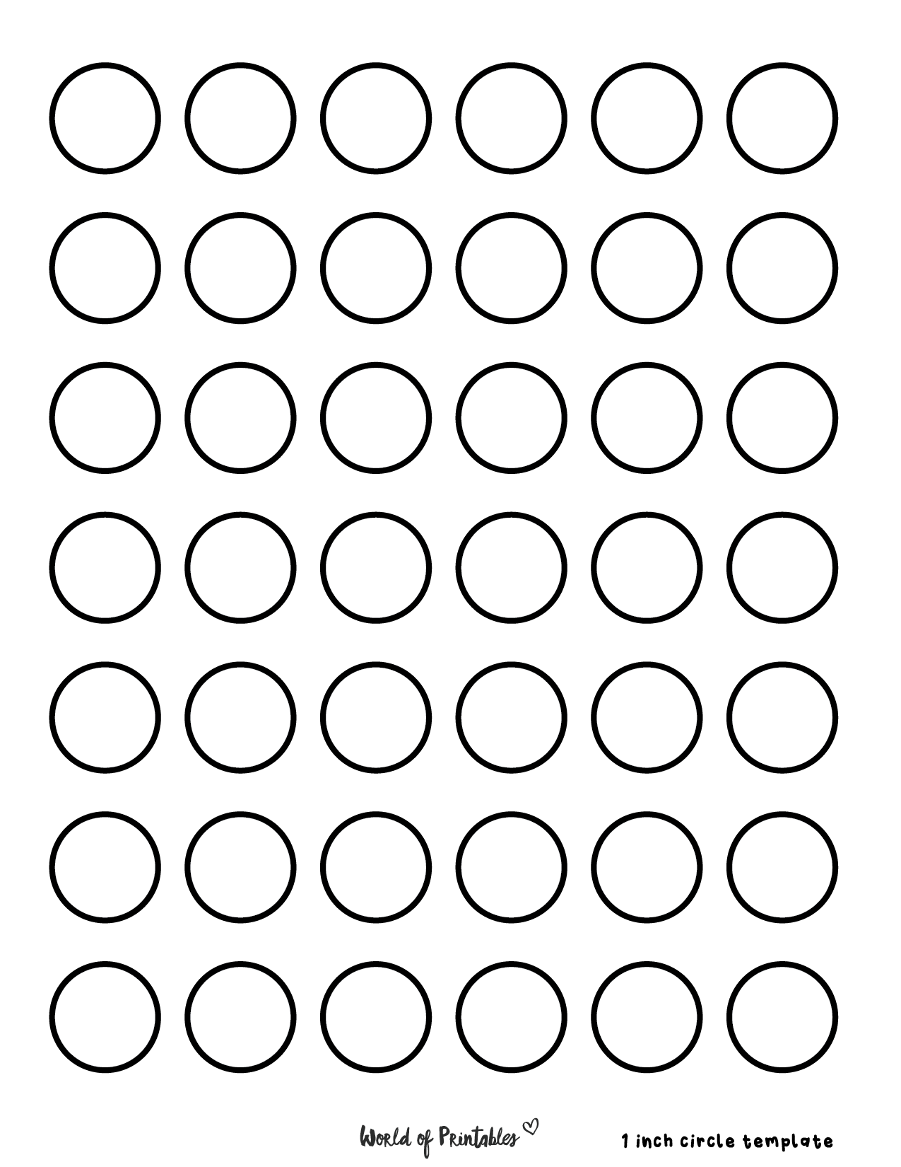 Free Printable Circle Templates Various Sizes Printable Circles Circle Template Templates Printable Free