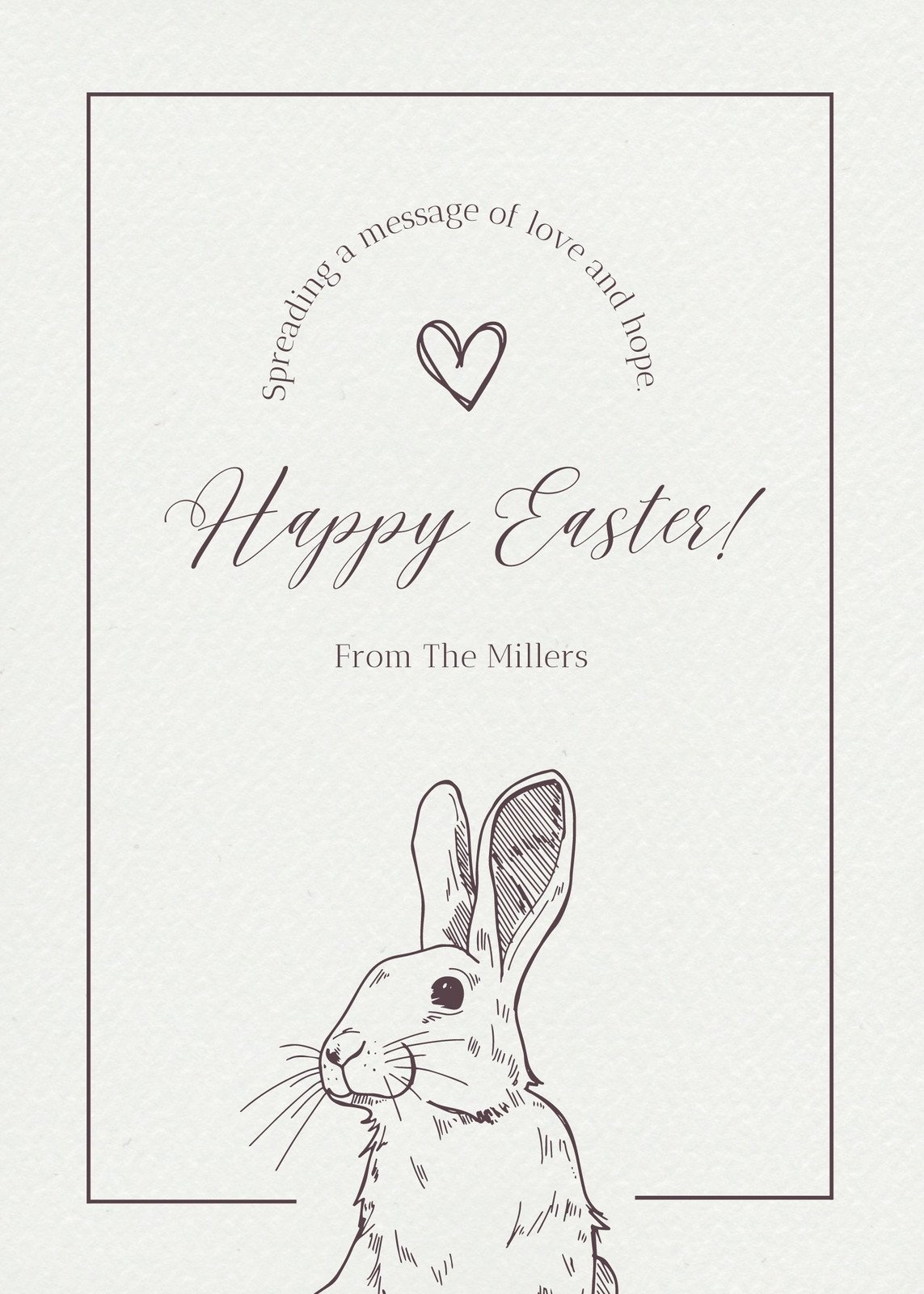 Free Printable Customizable Easter Card Templates Canva