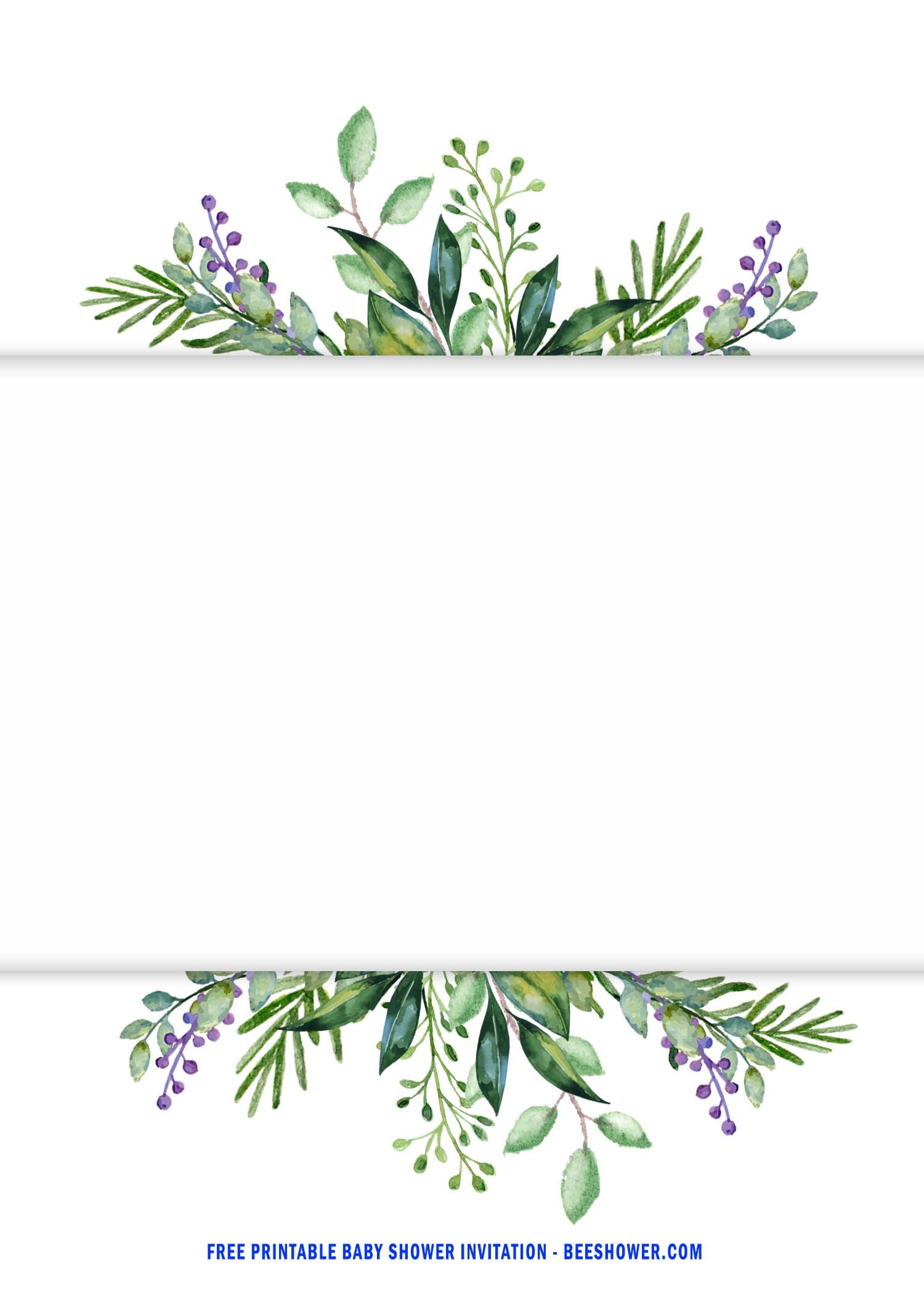 Free Printable Watercolor Templates