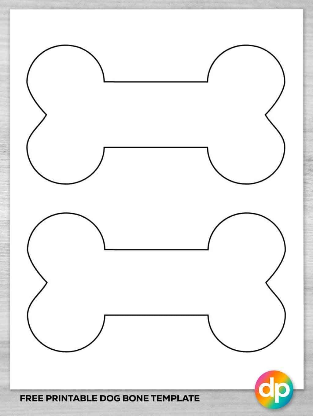 Free Printable Dog Bone Template Daily Printables Dog Template Dog Bone Image Dog Bone