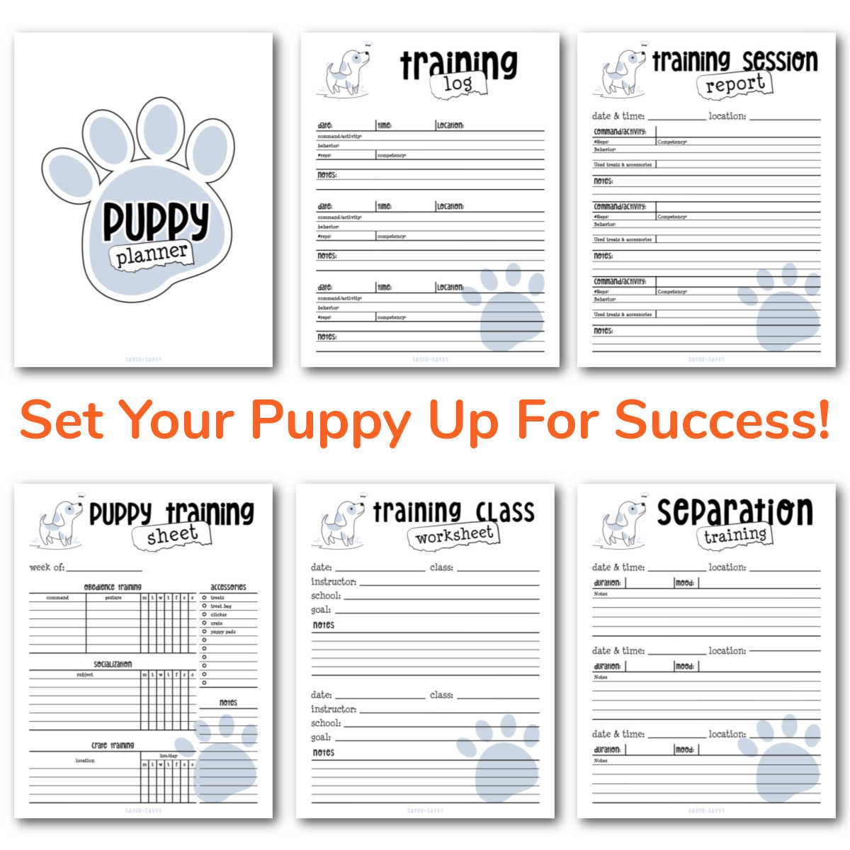 Printable Dog Training Plan Template