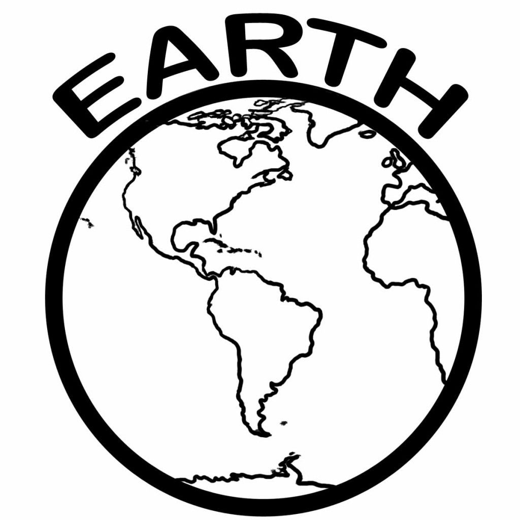 Planet Earth Template Printable