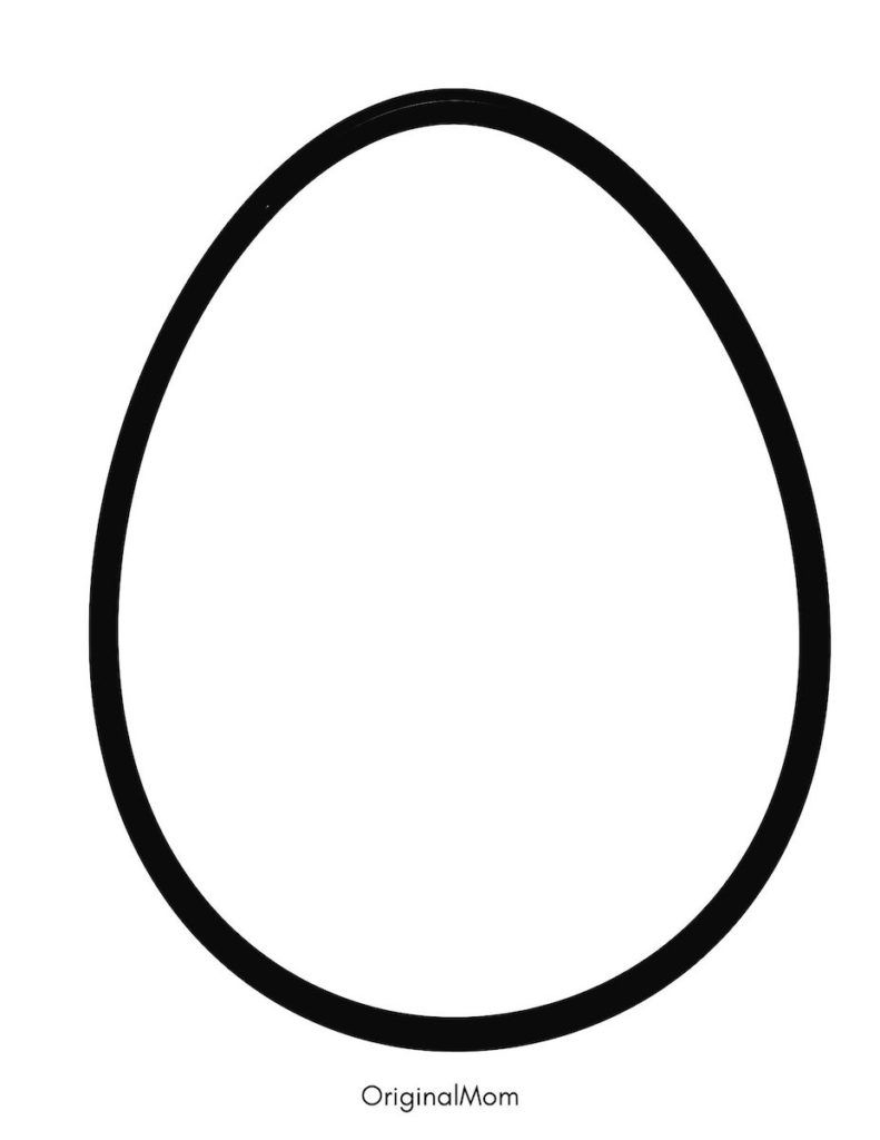 Free Printable Easter Egg Template PDF Great For Kids Easter Egg Crafts This Spring Easter Printables Free Easter Egg Template Egg Template