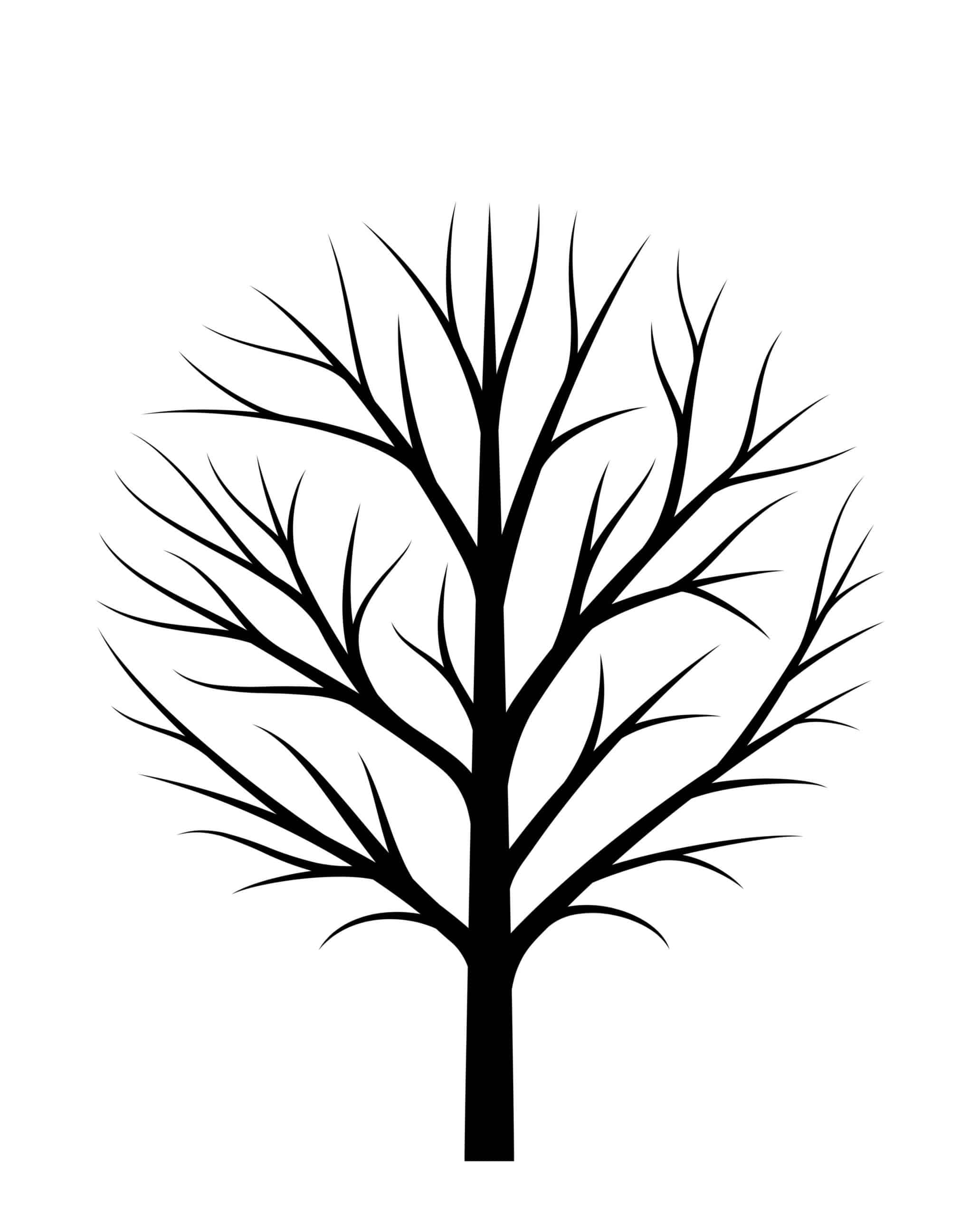 Free Printable Fall Leaf And Tree Templates Emma Owl