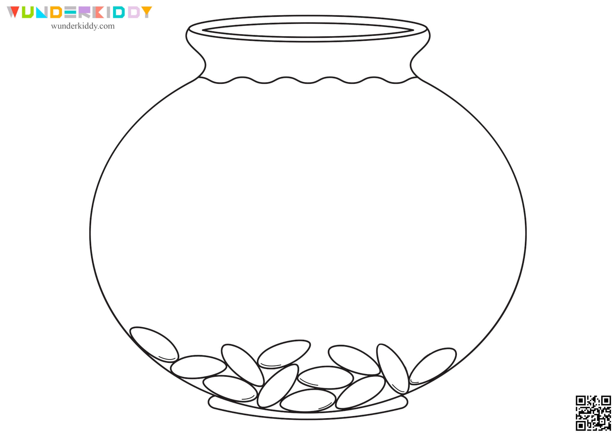 Fish Bowl Printable Template