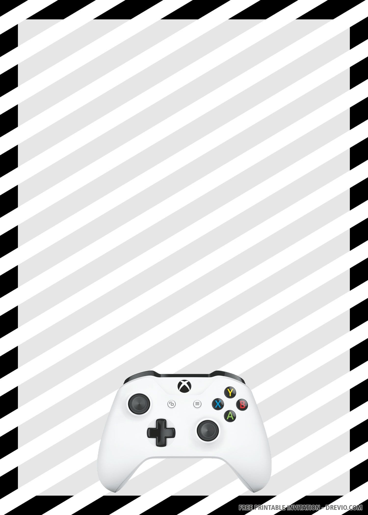 Template Free Printable Video Game Birthday Party Invitations