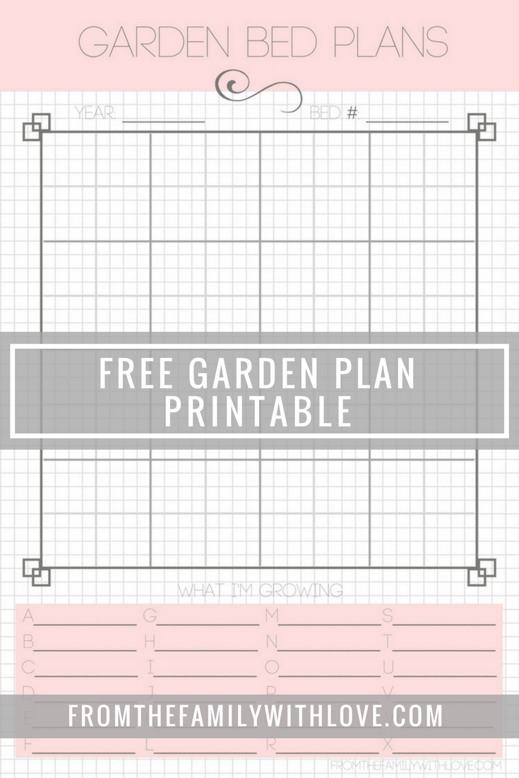 Printable Garden Planner Template