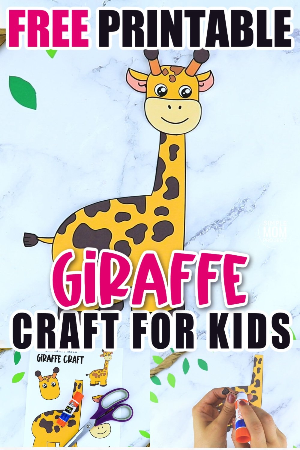 Printable Giraffe Craft Template