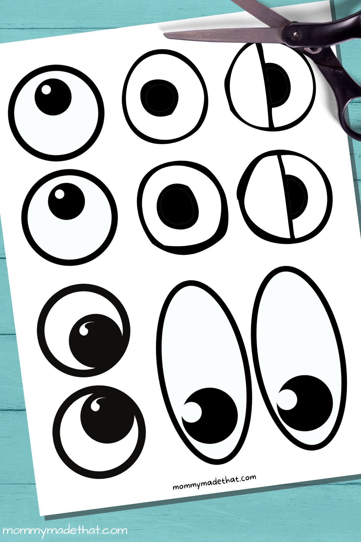 Printable Eye Template For Crafts