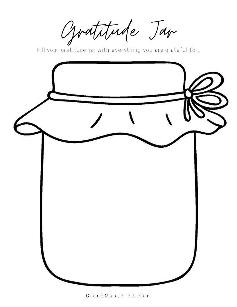 Free Printable Jar Template