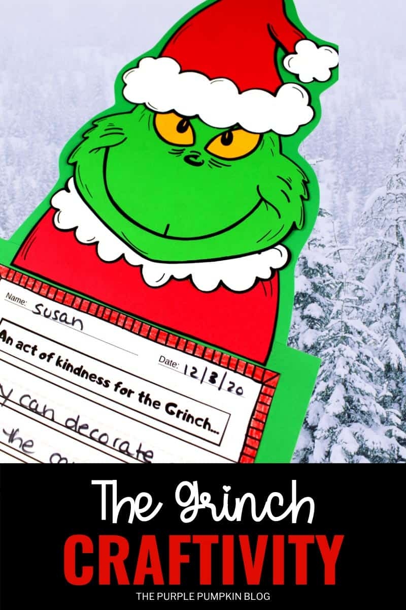 Printable Grinch Craft Template