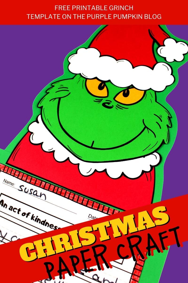 Printable Grinch Craft Template