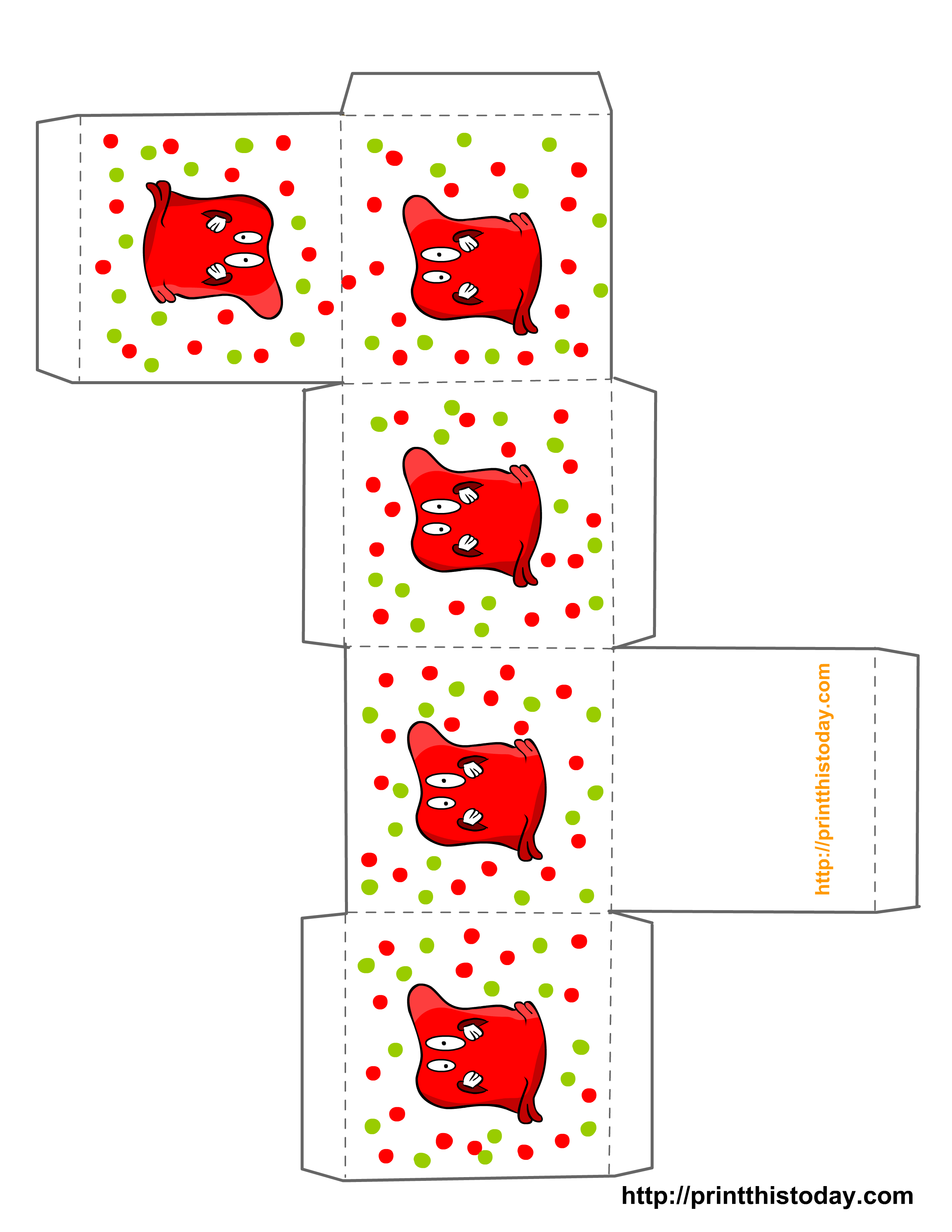 Cute Printable Box Template