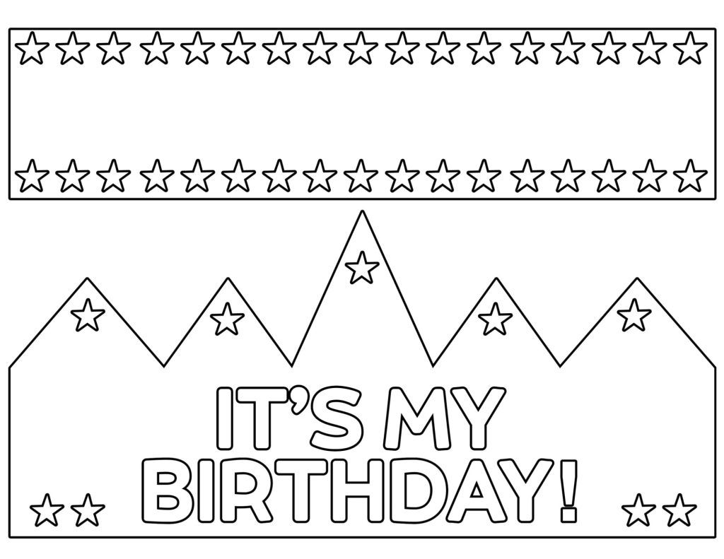 Printable Simple Crown Template