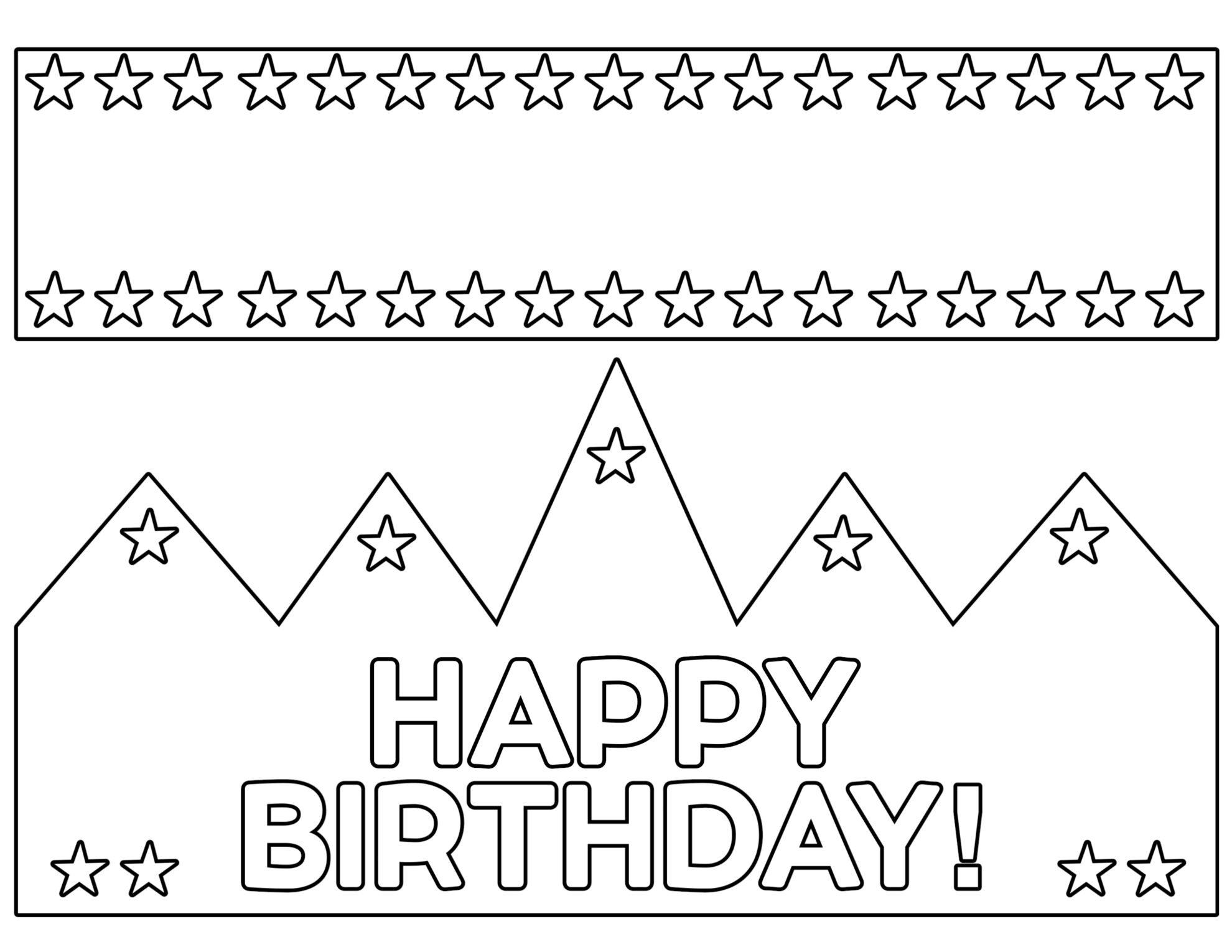 Crown Template Free Printable