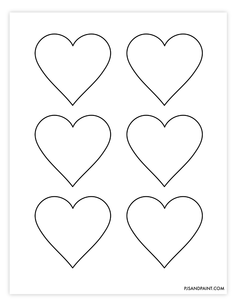Big Heart Template Printable