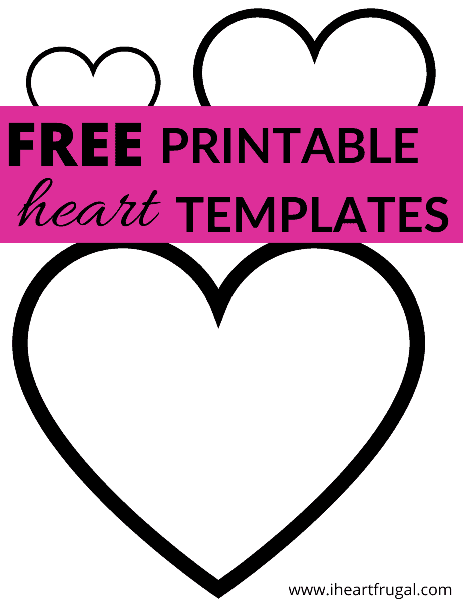 Medium Heart Template Printable