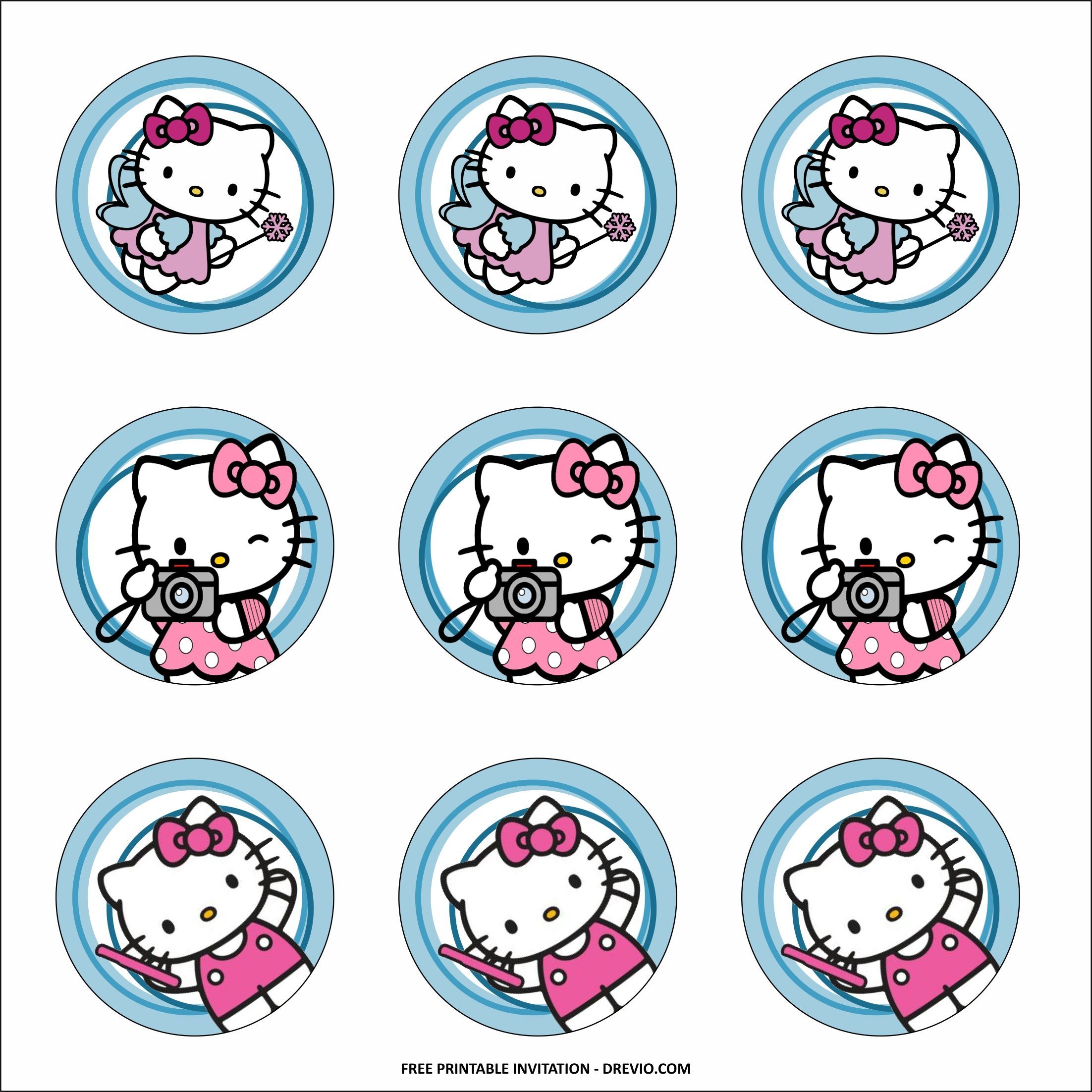 Hello Kitty Template Printable