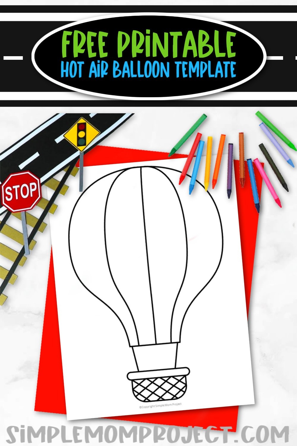 Hot Air Balloon Template Free Printable