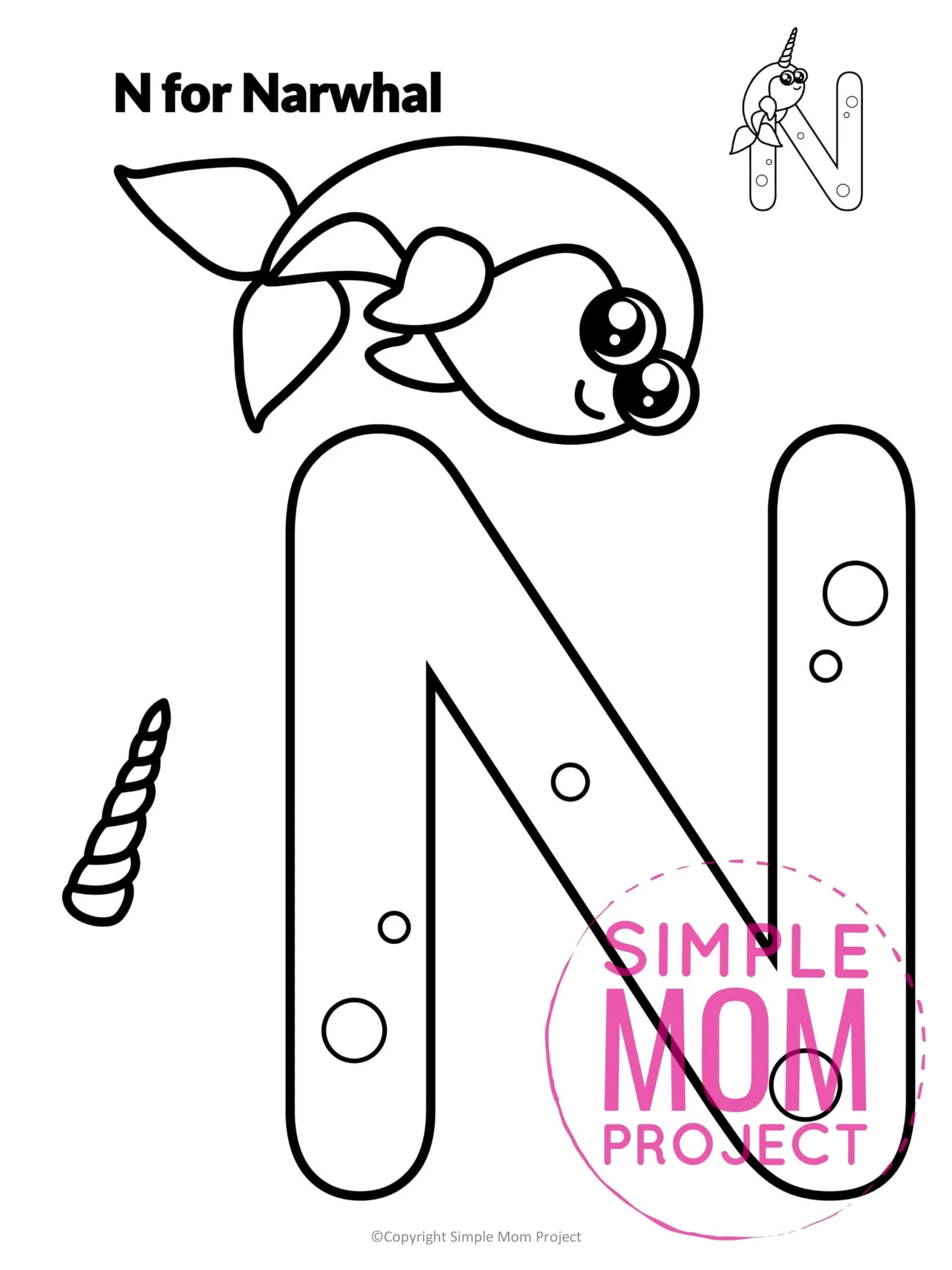 Free Printable Letter N Craft Template Letter N Crafts Letter A Crafts Letter N
