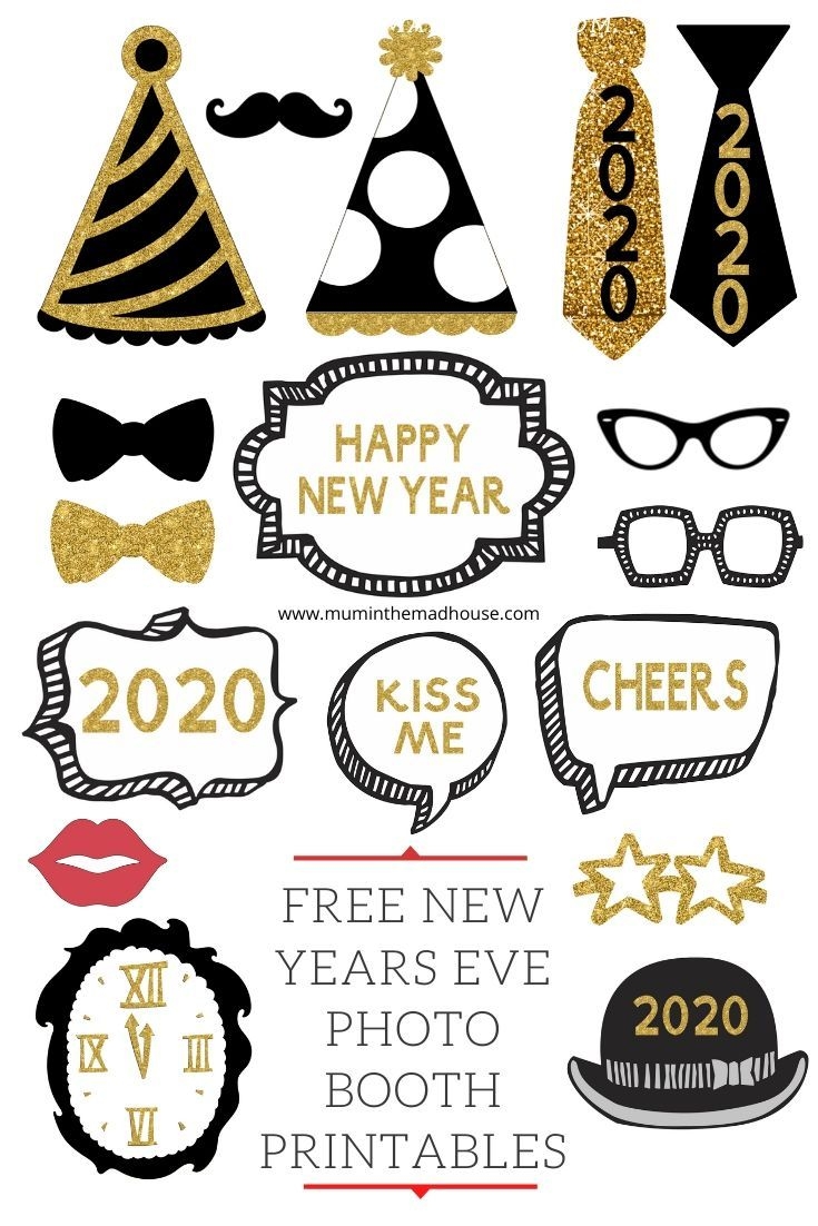 Free Printable Photo Booth Props Template