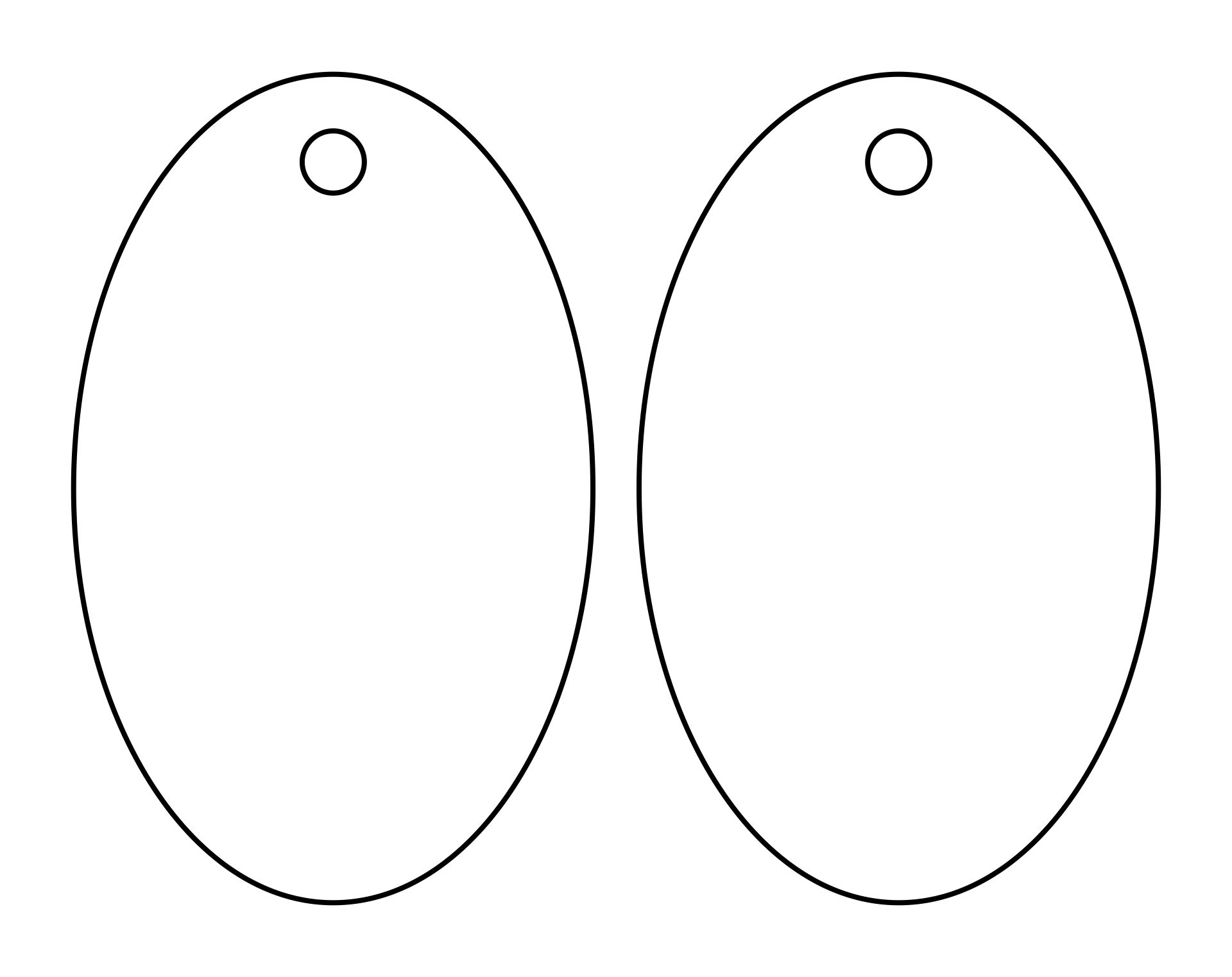 Free Printable Printable Oval Template