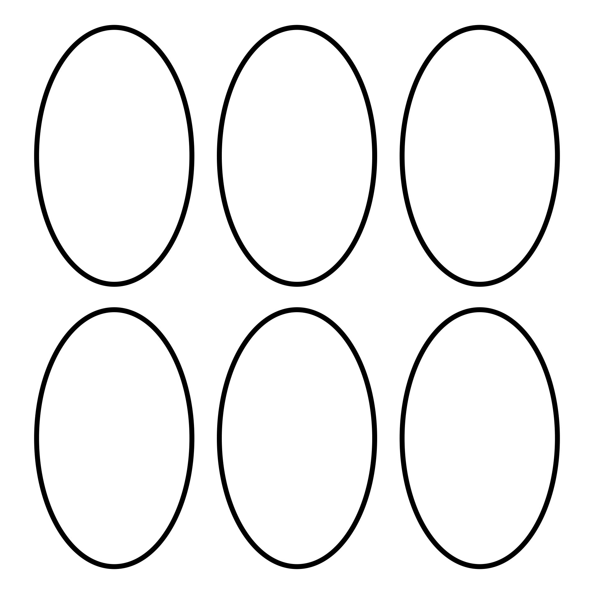 Free Printable Printable Oval Template