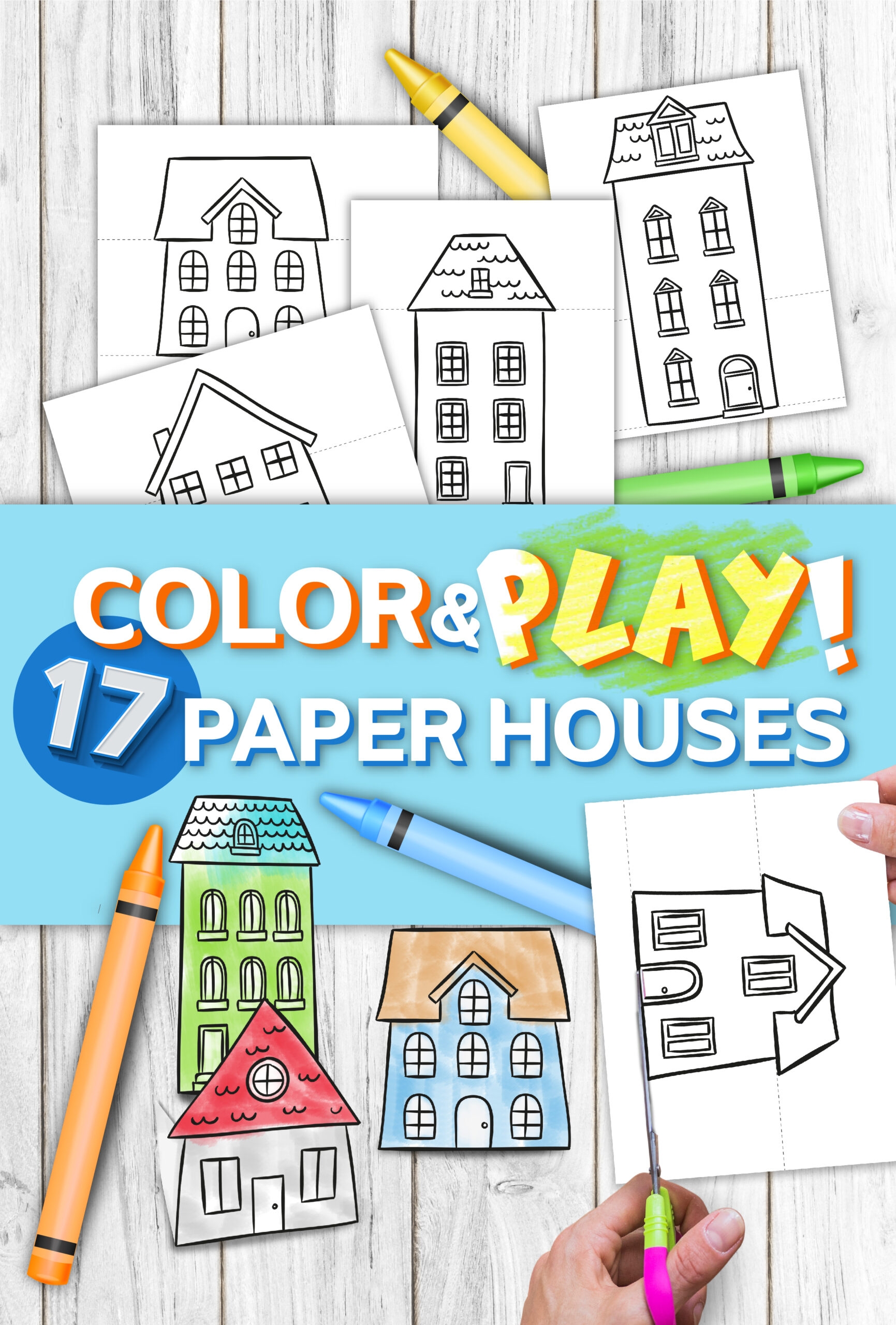 Paper House Printable Template