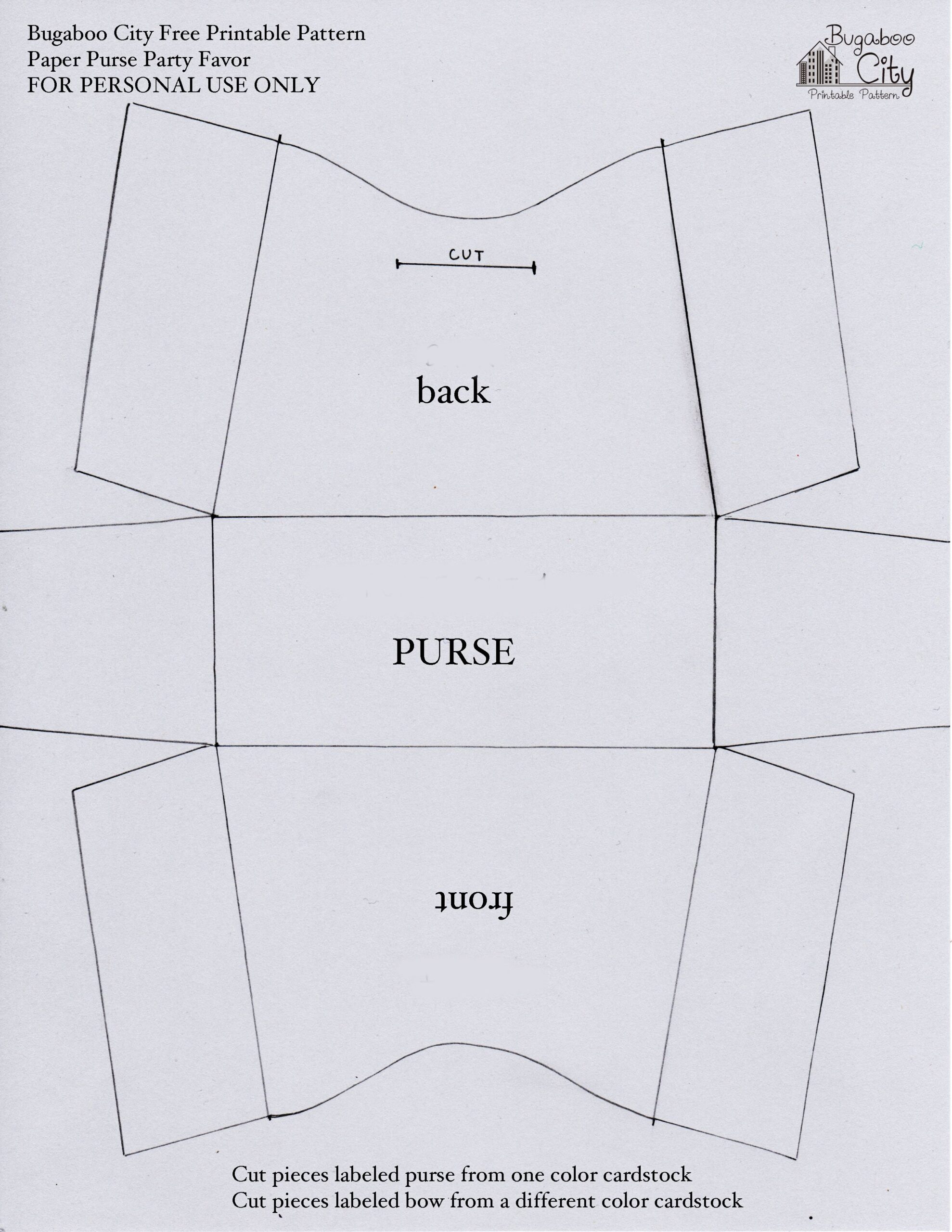 Free Printable Paper Purse Patterns Diy Purse Patterns Paper Purse Leather Purse Pattern
