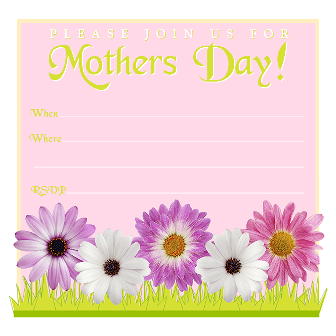 Free Printable Party Or Luncheon Brunch Invitation Card For Mother s Day Cardzine Brunch Invitations Invitation Card Design Invitation Template
