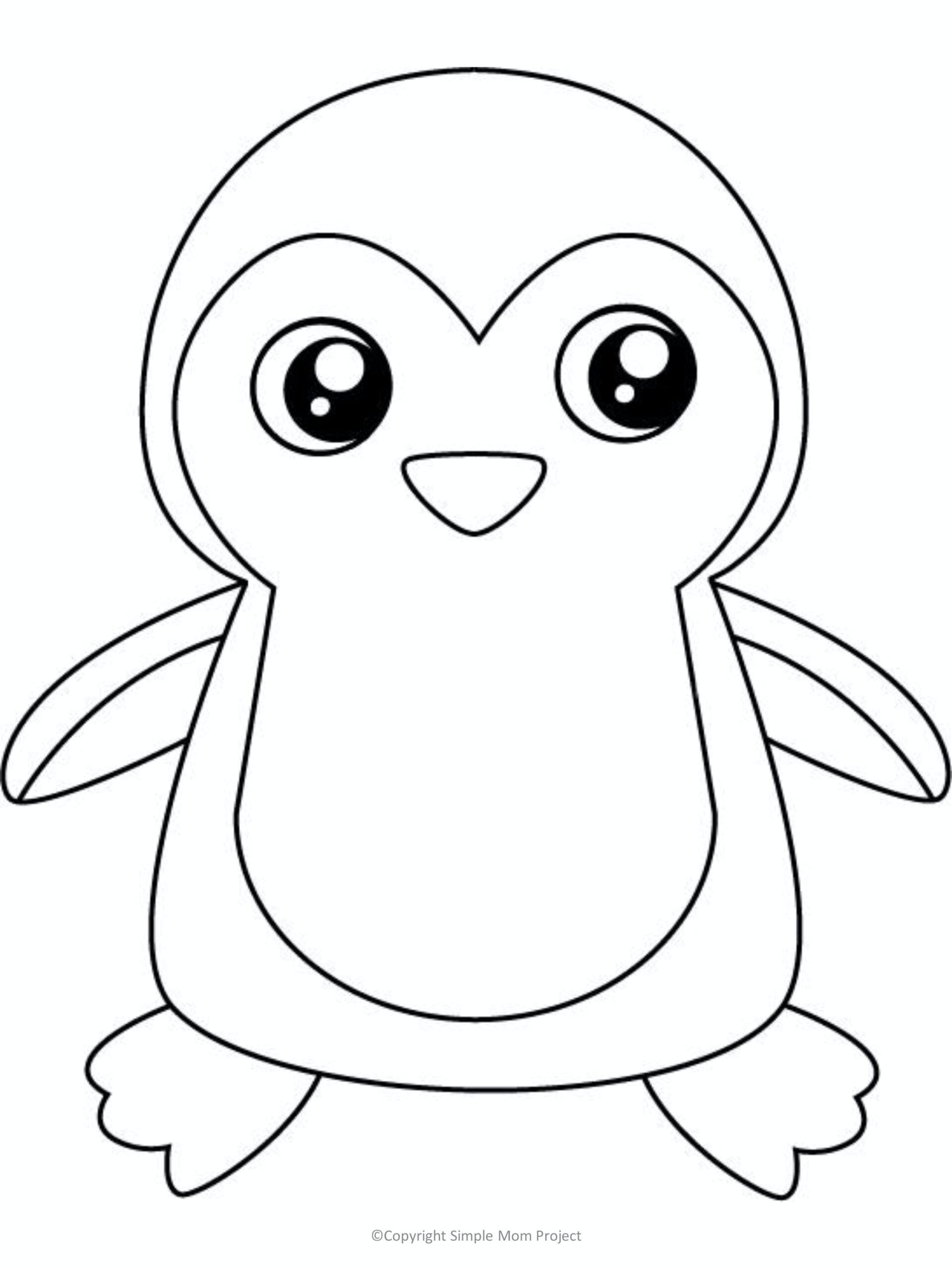 Free Printable Penguin Template Penguin Crafts Penguin Coloring Pages Penguin Coloring