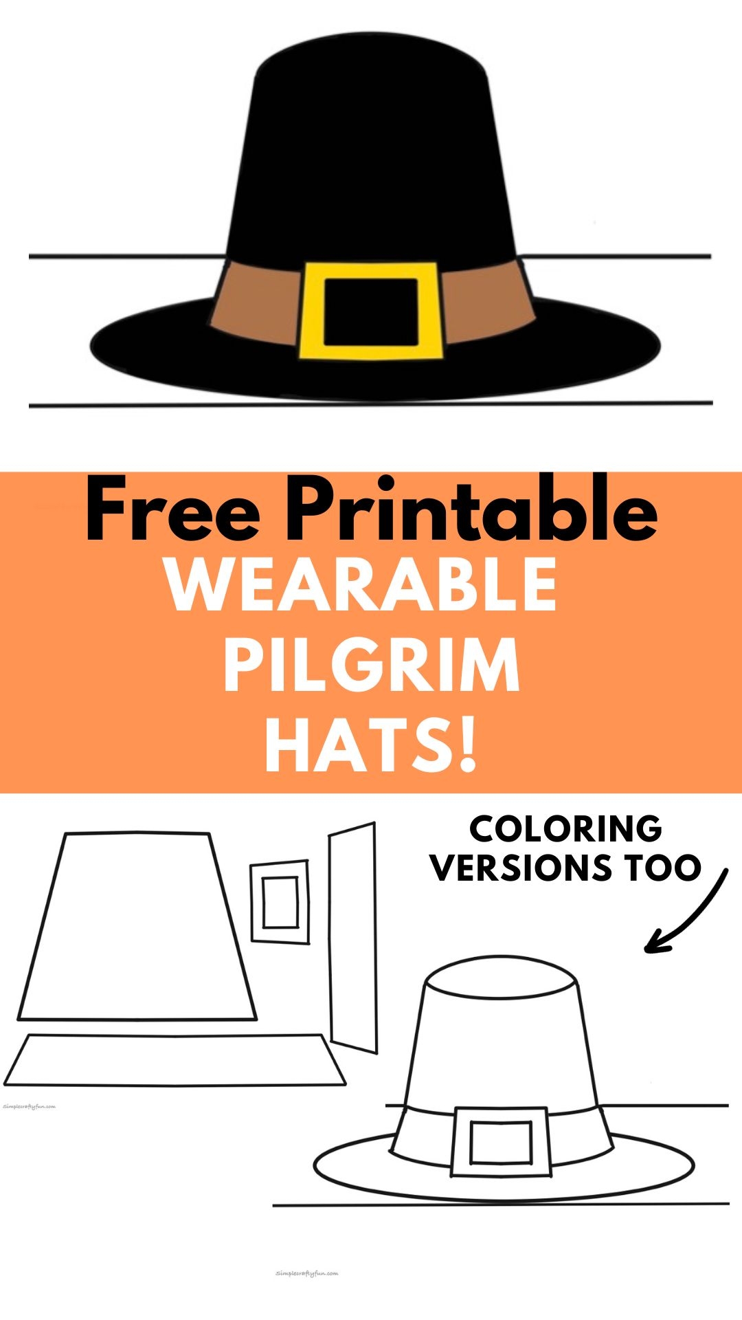 Wearable Paper Hat Template Printable