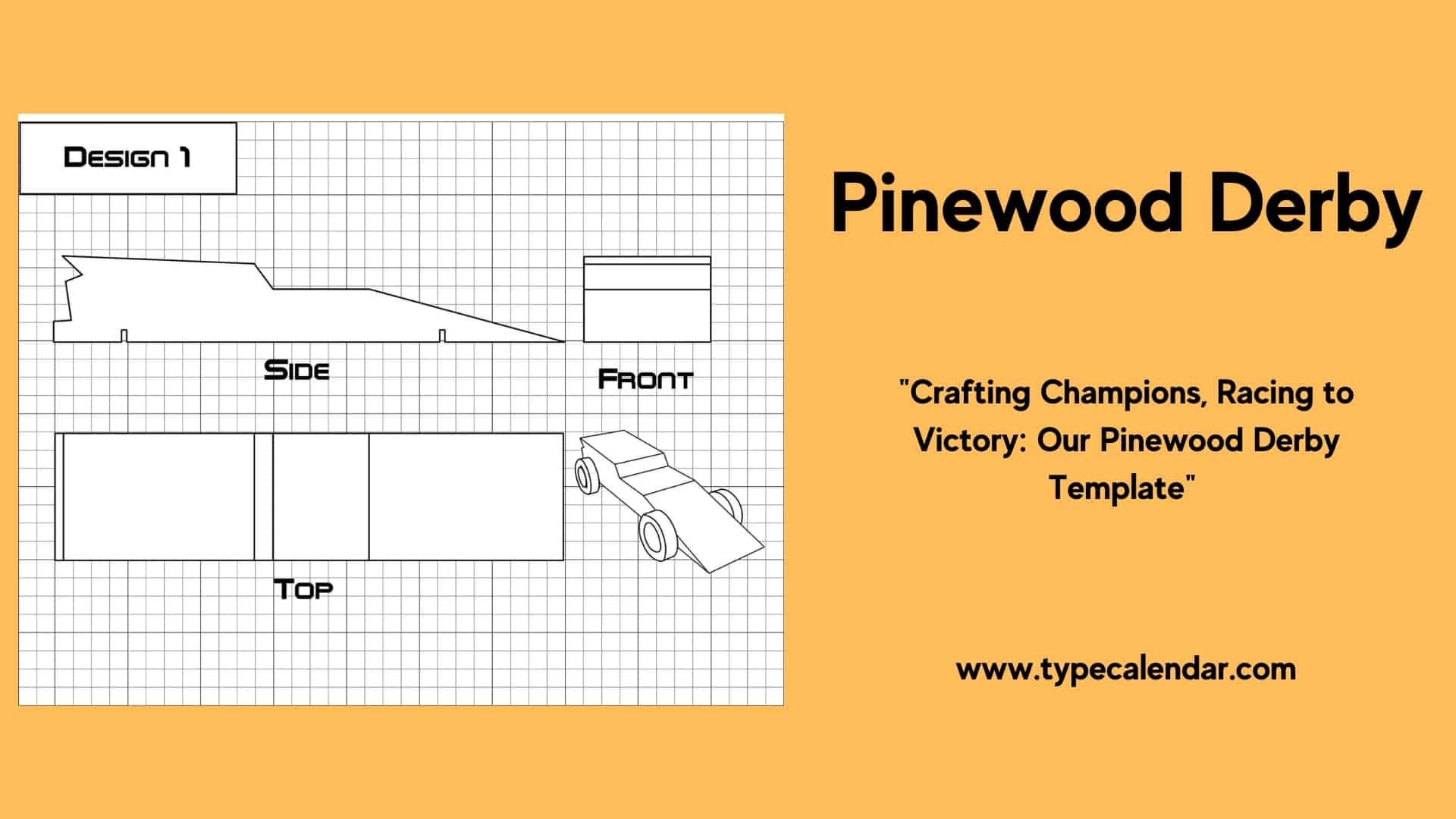 Printable Pinewood Derby Templates
