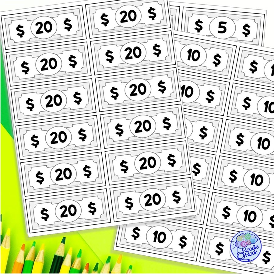 Free Printable Classroom Money Template