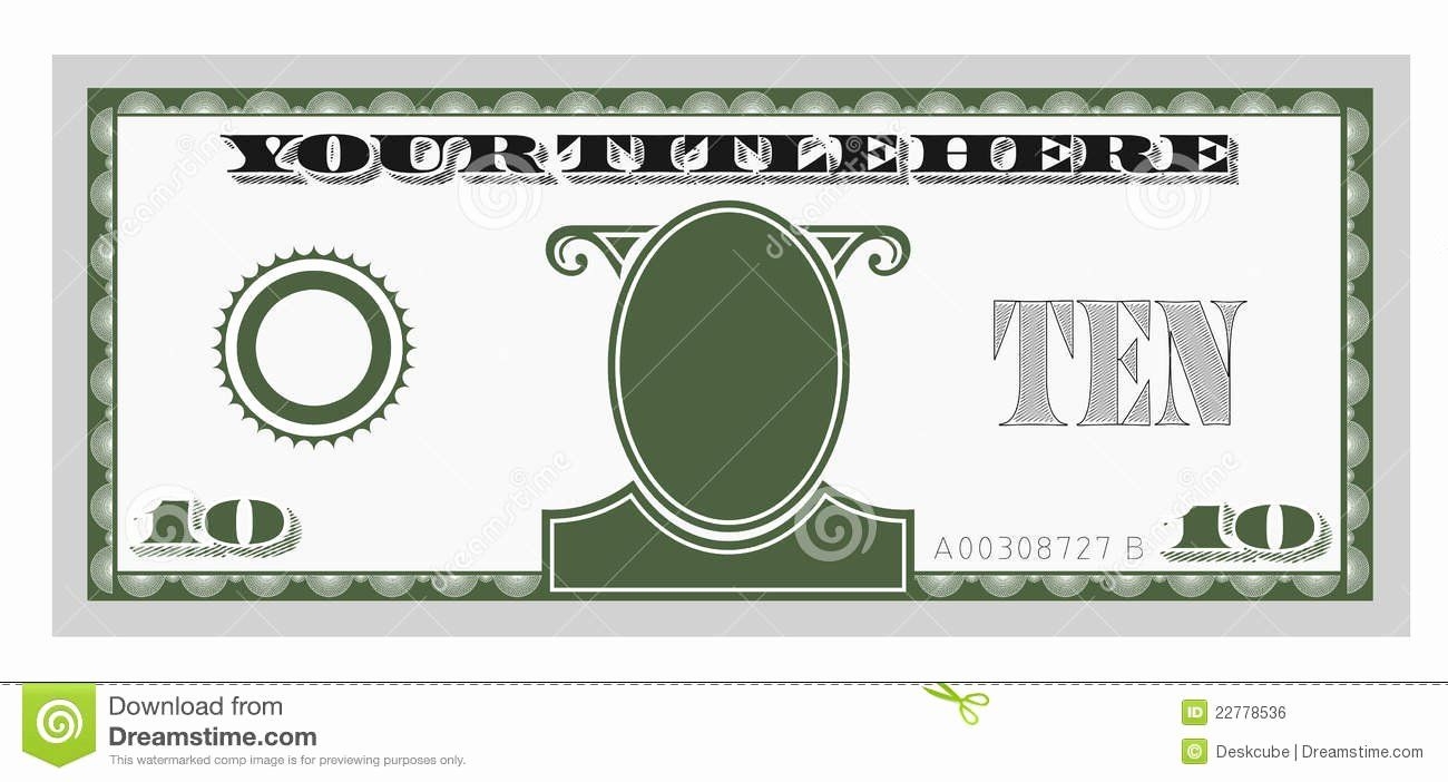 Free Printable Money Template