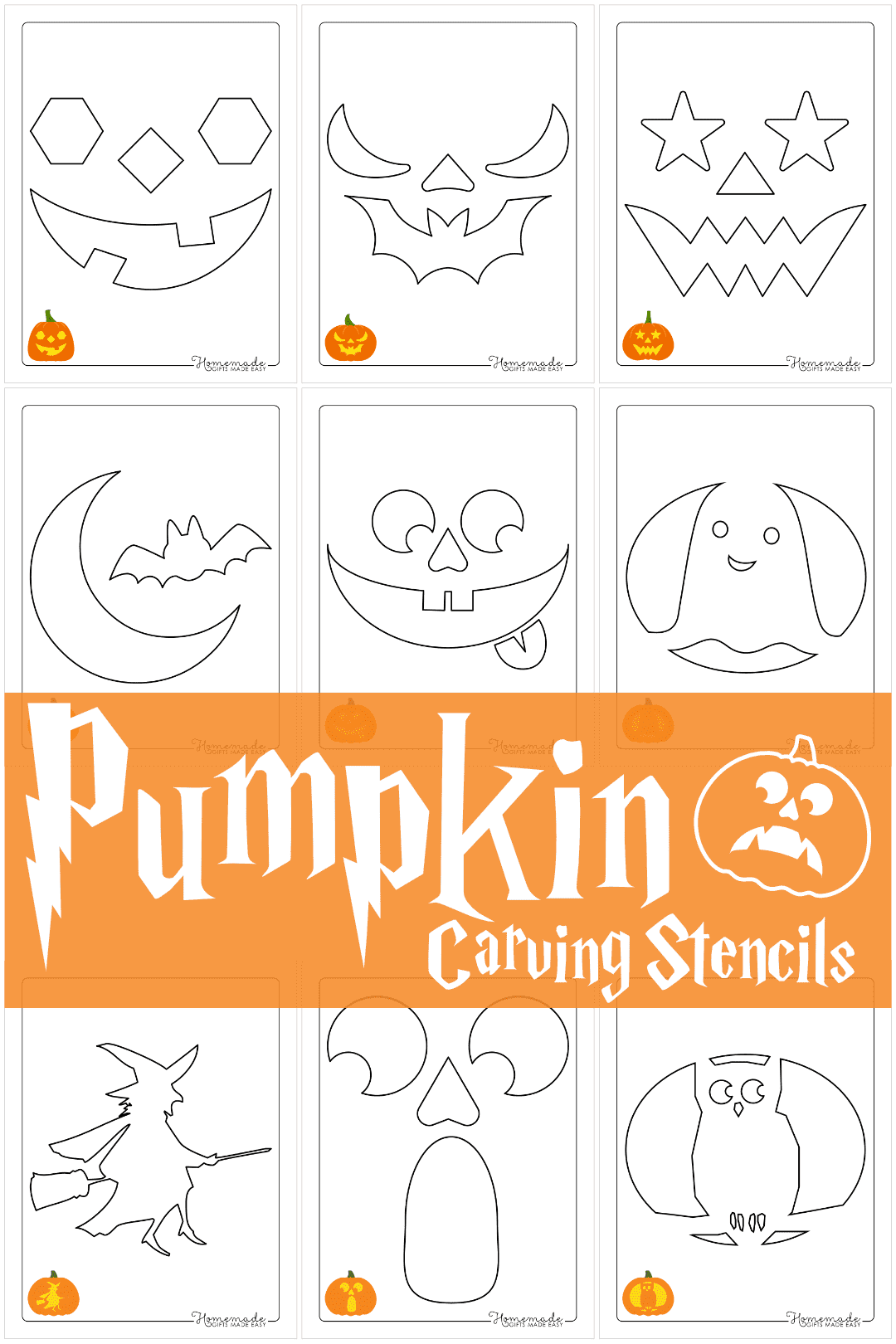 Free Printable Pumpkin Face Template
