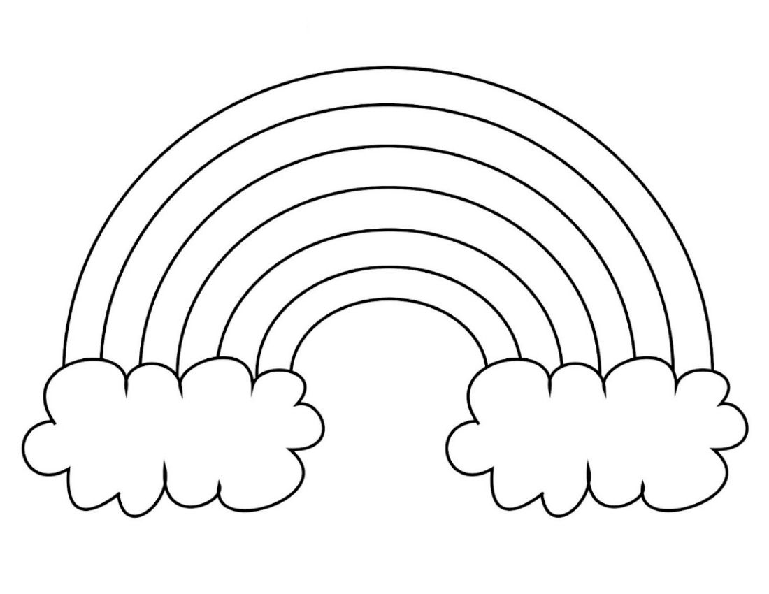 Free Printable Rainbow Templates Large Medium Small Patterns Rainbow Crafts Preschool Free Printable Coloring Pages Free Printable Coloring