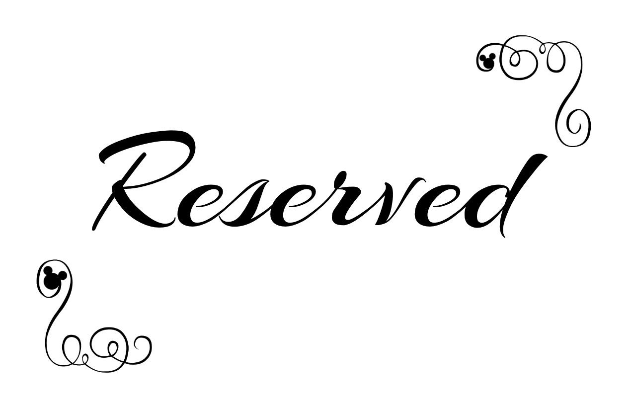 Free Printable Reserved Seating Signs For Your Wedding Ceremony Painted Plant Pots Reserved Seating Reserved Table Signs