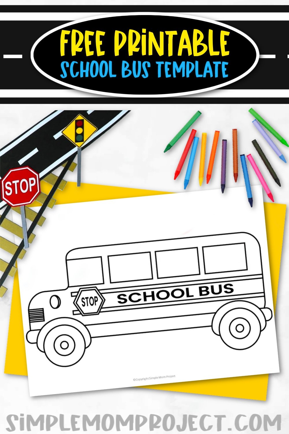 Free Printable Bus Template