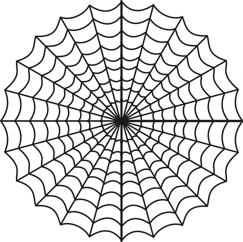 Free Printable Spider Web Template